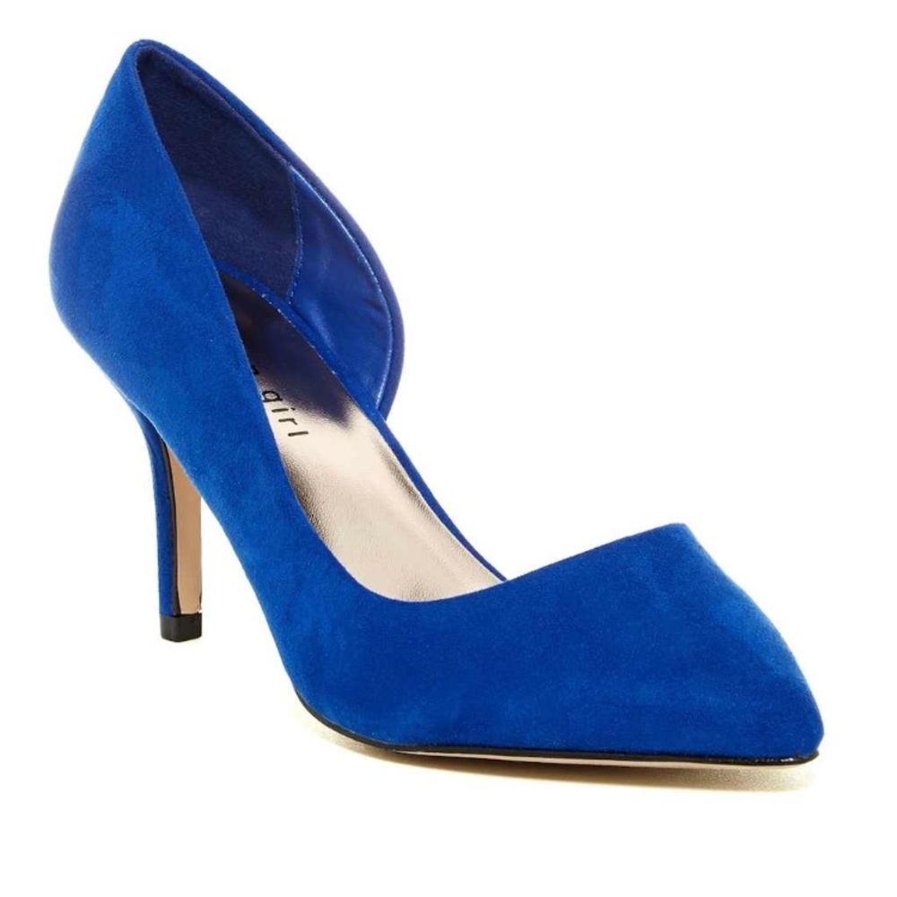 Madden girl blue d’Orsay pumps!
